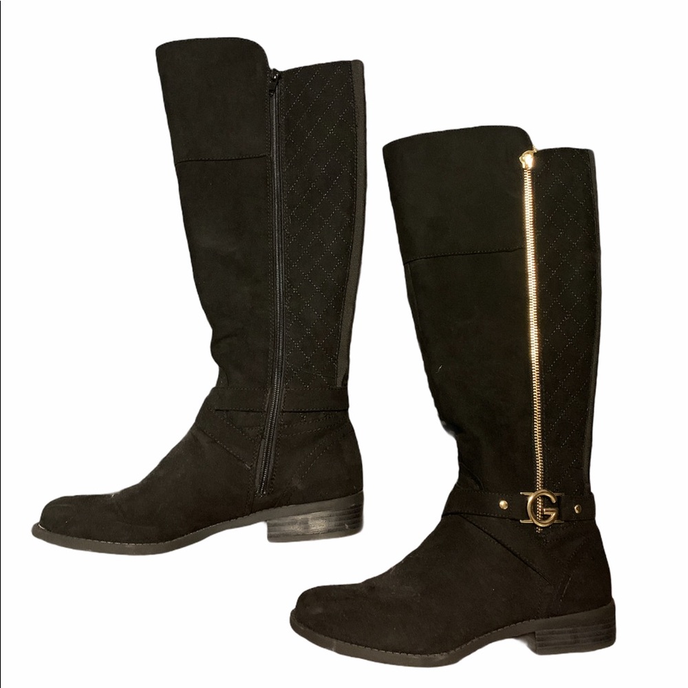 Black riding boots